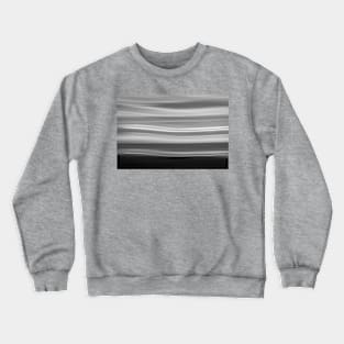 Coastal abstract wavy clouds over horizon Crewneck Sweatshirt